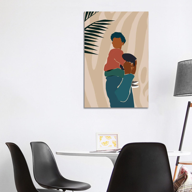 «Father Son Duo», reproduction d'art sur toile tendue, H 40 po x l 26 po x P 1,5 po