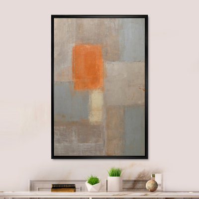 L'art abstrait gris et beige III - art moderne et contemporain sur toile