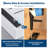 Narrow version 2-Pack Pull Out Cabinet Organizers, Expandable 12.2"–18.9" Width, 21" Deep Full Extension Slide Out Shelves, Heavy-Duty Carbon Steel, No-Drill Ultra-Fine Film Installation-135782810