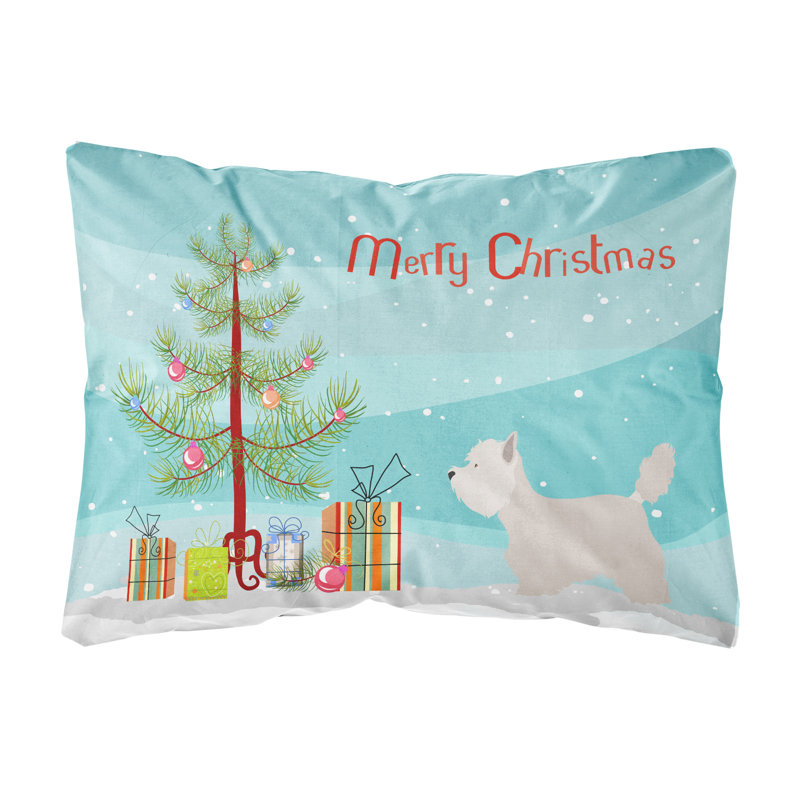  Coussin intérieur / extérieur Westie Christmas