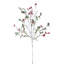 Faux baies et houx - rouge, vert - H 32 po