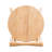 Eryne 29'' Seat Height Scandinavian Rubberwood Barstool With Curved Backrest
