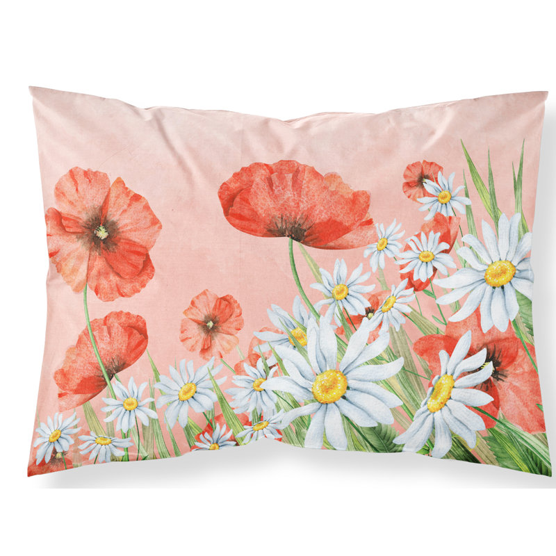 Taie d’oreiller floral chamomiles