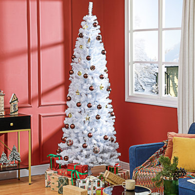 Arbre de Noël crayon, arbre de Noël artificiel non éclairé