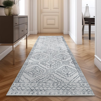 Tapis d'intérieur lavable en chenille avec envers antidérapant pour l'entrée de la chambre à coucher et la cuisine