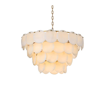 Lustre albâtre 30 pouces Idamay