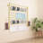 47.24'' Wall-Mounted Display Rack Wrapping Paper Ribbon Holder-176035688
