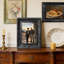 Cadre photo sophistiqué noir 1PC 5 po x 7 po avec fixation murale ou de table-131075931-131075933-131075929