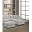 Ensemble de salon modulaire avec repose-pieds en L 3 pièces Living-1313650054