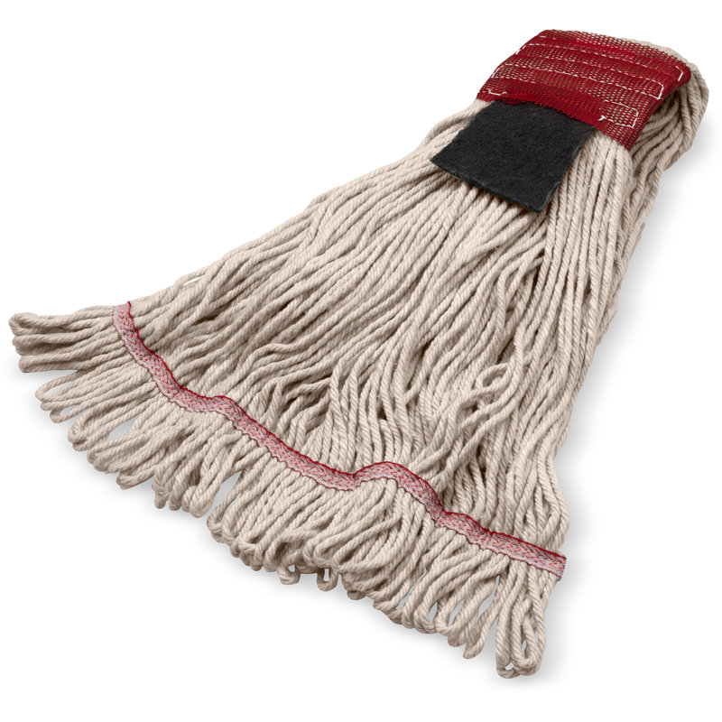Grande vadrouille à extrémité bouclée, Naturel / rouge