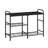 3 - Tier Offset Black Wire Shoe Rack