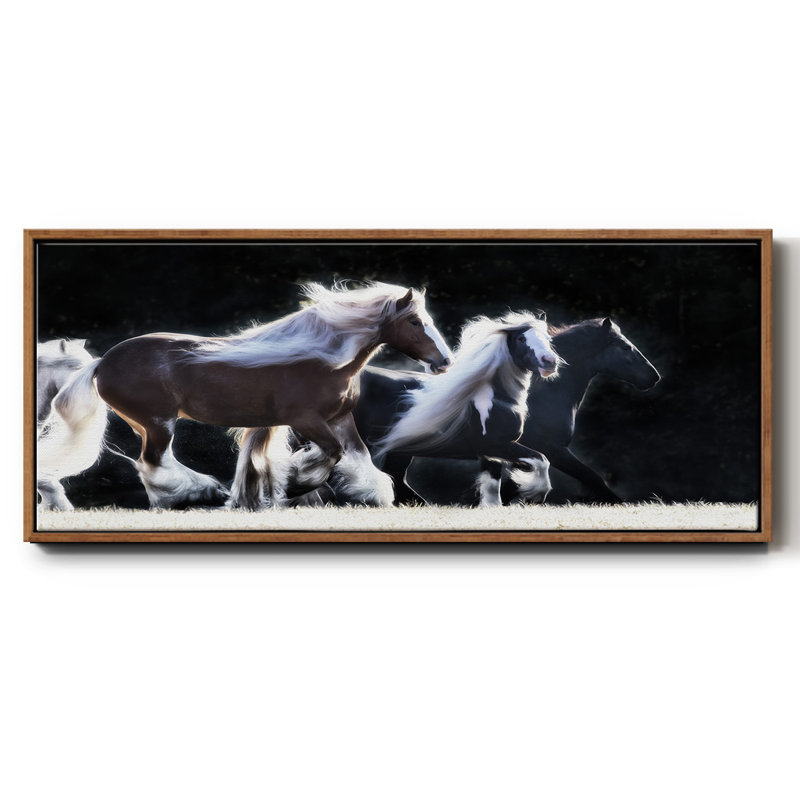 Horse Motion X- Framed Canvas