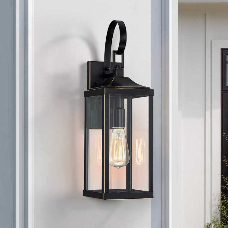 Tulsa Lantern 19 High Black Outdoor Hanging Light Fixture - #67368