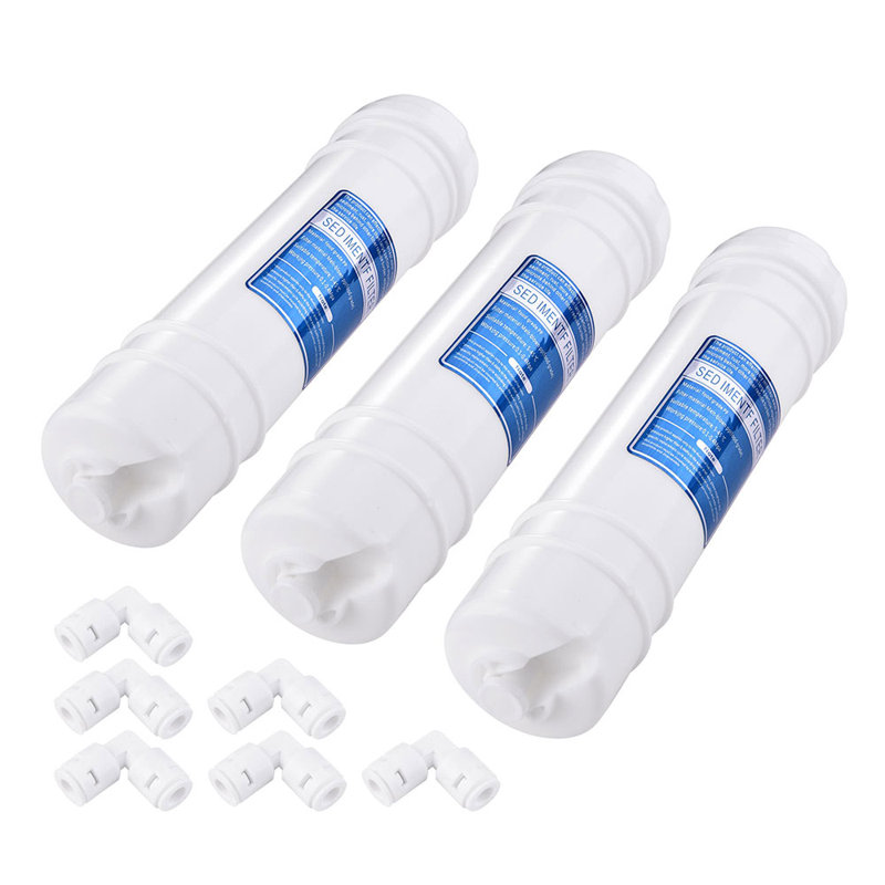 Filtres à eau de remplacement PP GAC CTO RO UF Purificateur d'eau étape 1-3 3PCS