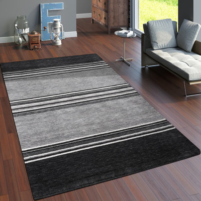 Uinta Striped Wool Hand Woven Area Rug