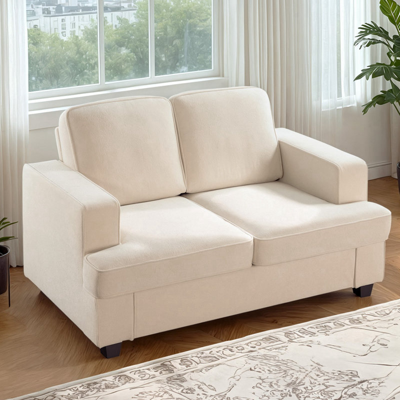 Causeuse moderne en velours