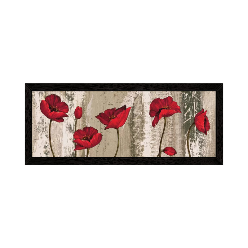 Audition by Brian Francis - Panoramic Painting on Canvas, 30.48 cm H x 91.44 cm W, Black Framed