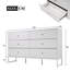 Linhart 150 cm W Chest of 6 Drawers