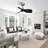 Haywa 28'' Ceiling Fan with LED Lights-383580984