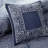 8 Piece Jacquard Comforter Set Navy