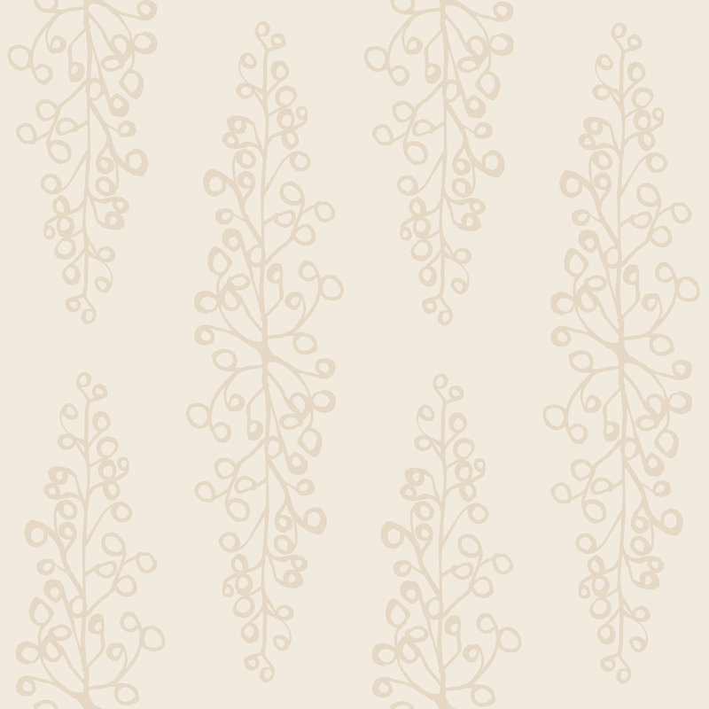 Susan Hable Floral Wallpaper by Susan Hable, Neutral