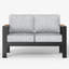 127cm Wide Patio Sofa with Cushions-208844363