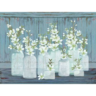 Fleurs florales - impression sur toile tendue