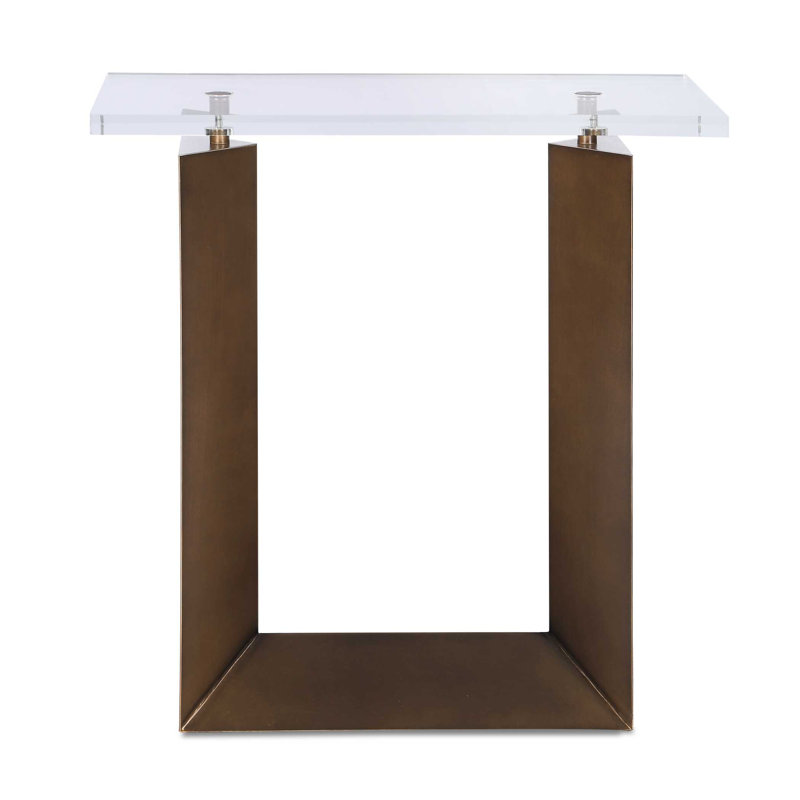  McElroy Modern Bronze Side Table