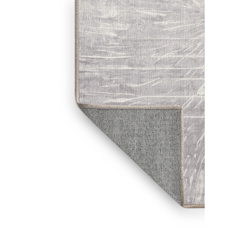 Machine Washable Beige Area Rug, Round 7'