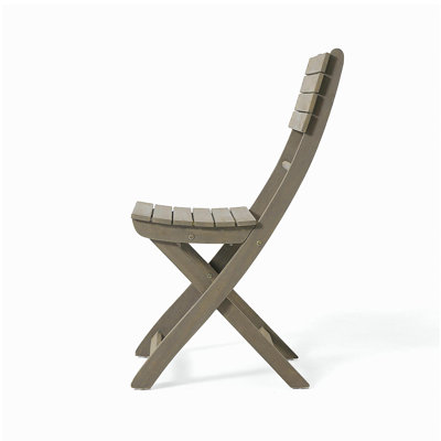 Outdoor Acacia Wood Folding Dining Chair (Set of 2),Natural
