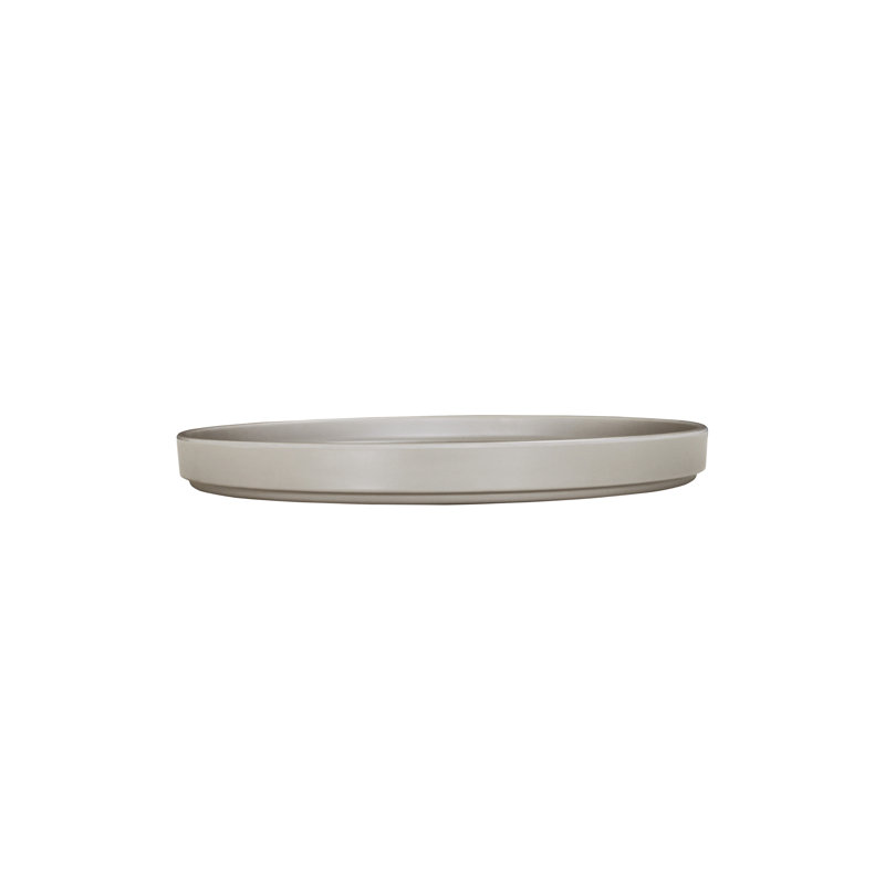 Hudson - Ash Low Rim Melamine Plate