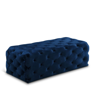 Paz Velvet Ottoman