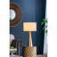Lampe de table conique en aluminium D15 x 28,5 po