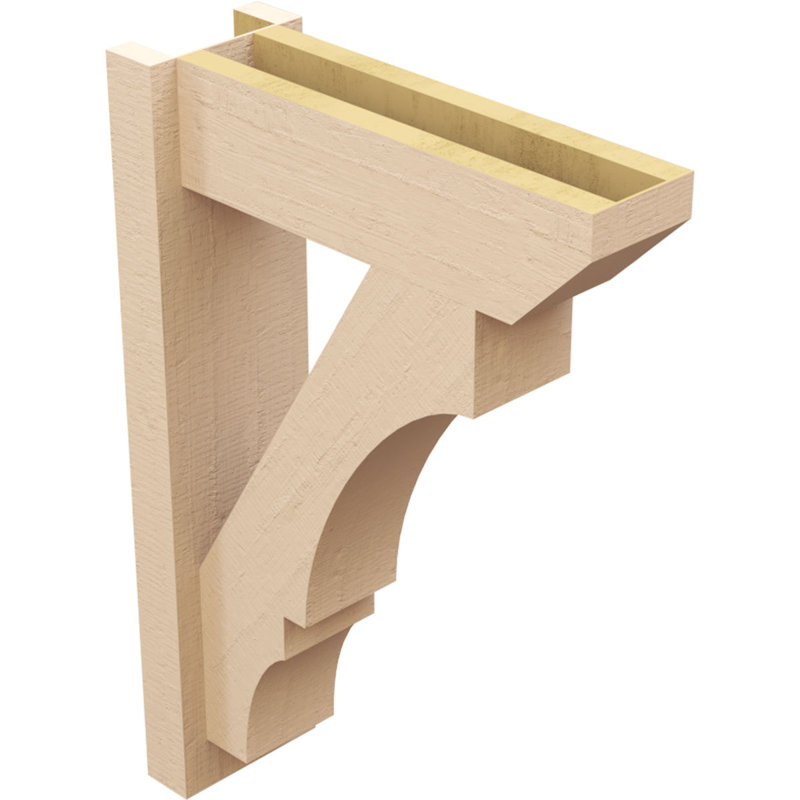Bois de cèdre brut Balboa Slat, H 26 po x l 6 po x P 18 po