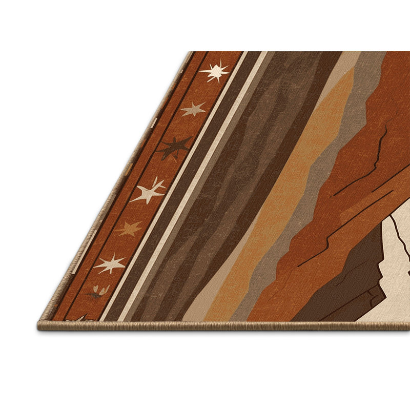 Tapis Crimson Ridge, Carré 8 pi