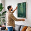 Light Through Forest Scandinavian - Wrapped Canvas-1426433172-1426433164