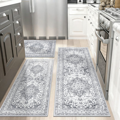 Tapis de cuisine lavable et antidérapant (ensemble de 3)