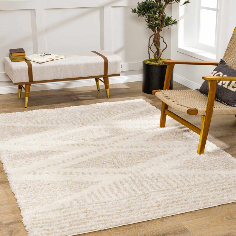 Tapis Ivalin, Rectangle 5 pi 3 po x 7 pi 3 po, Beige