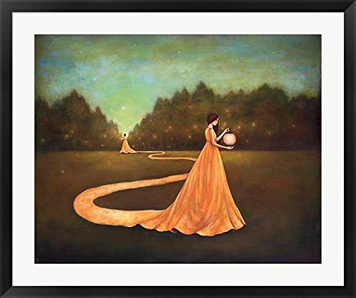« unventing the path to self-discovery », reproduction d’impression sur bois encadrée
