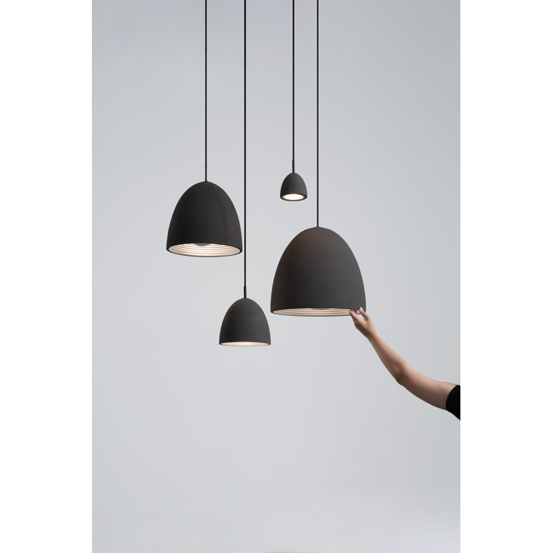 Castle Noir Pendant Small, 3.9" H x 4.3" W 4.3" D