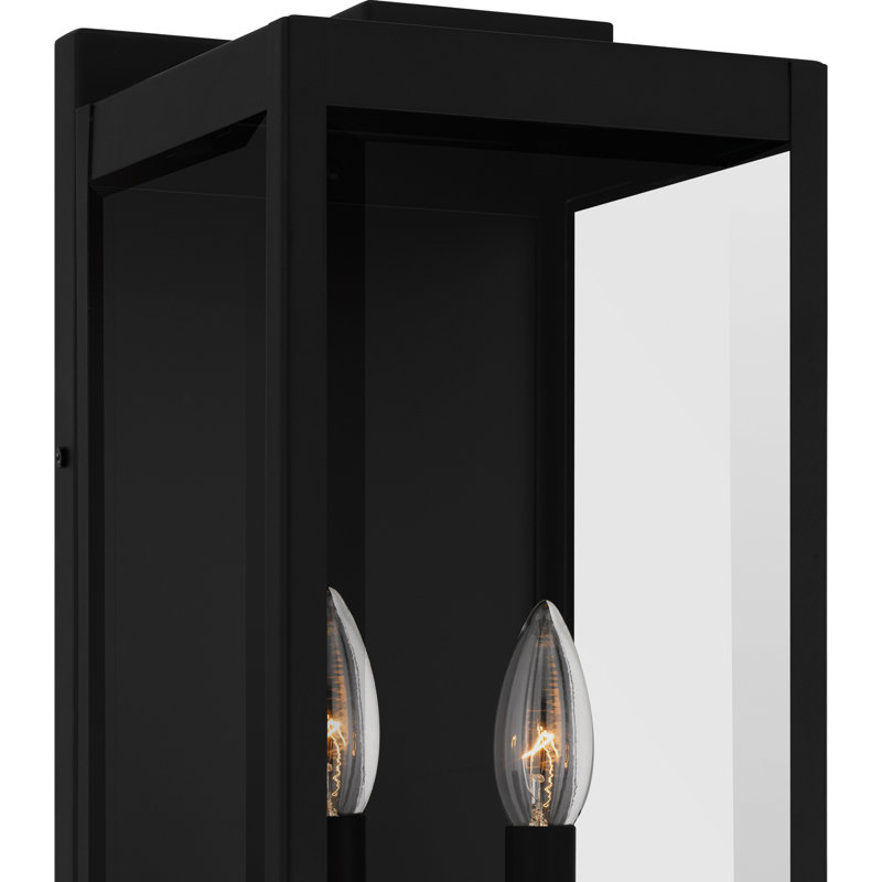 Eastover 2-Light Earth Black Outdoor Wall Lantern