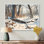 «Winter Woodland Forest Landscape III - Winter Landscape», reproduction sur toile