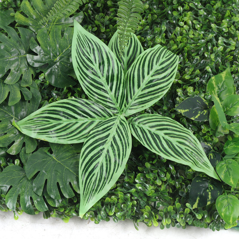 12 pièces plantes vivantes artificielles murales