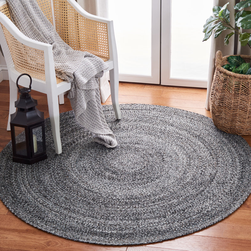 Round Amillianna Hand Woven Indoor / Outdoor Area Rug, Round 91cm