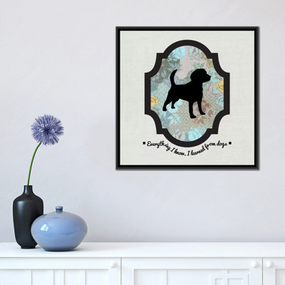" Beagle (Black&Blue) I " by 5by5collective