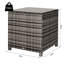 Gennett Square Metal Outdoor Side Table , 64cm cm W 64cm cm D