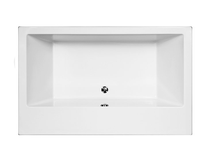Metro 3 Soaker Tub - Matte, Drop in, 20" H x 71.75" W x 41.88" D