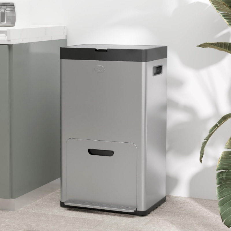 Stainless Steel Kitchen Trash Can