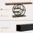 55" Entryway Table with 5-Tier Storage, Industrial Narrow Console Sofa Table with O-Shaped Metal Frame-1837750221