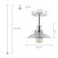 Luminaire suspendu conique à 1 lumière Gravette-31381315